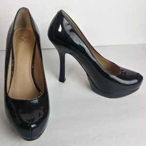 Joan & David Size 8 Black High Heel Platforms